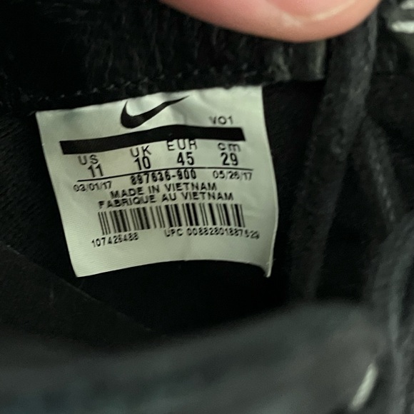 Nike Hyperdunk 2017 Low Premium “Black White Gum” Sz 11 Men’s - Picture 7 of 7